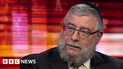 Senior Rabbi Anti Semitism Is Back In Vogue Bbc News