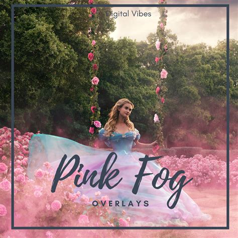 20 Pink Fog Fog Overlays Photoshop Overlays Smoke Digital Etsy