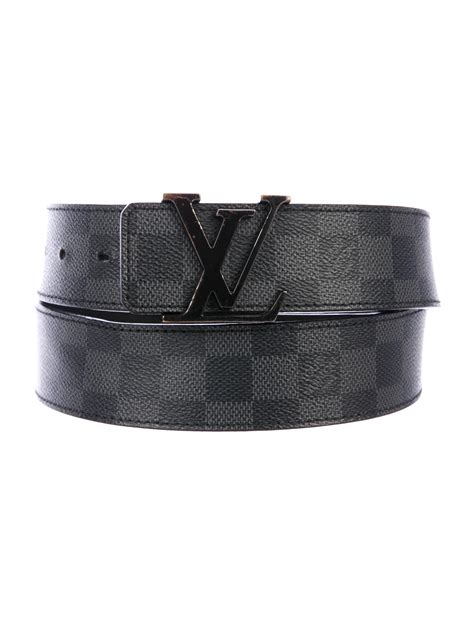 Louis Vuitton Damier Graphite 40mm Initiales Belt Accessories