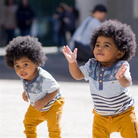 Cute Black Twin Babies