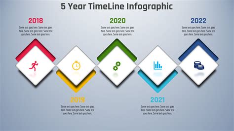 8powerpoint 5 Year Timeline Infographic Powerup With Powerpoint