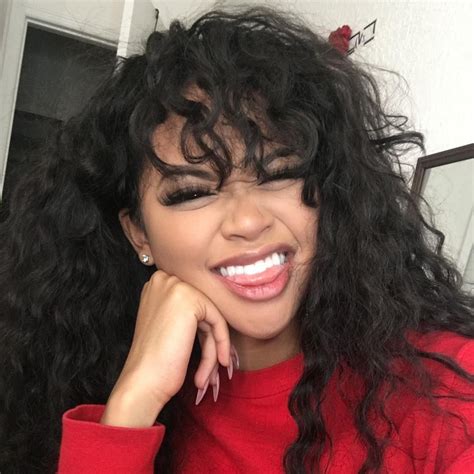 Beautiful Long Curly Hairstyles With Bangs Human Hair Wigs For Black Women African American Lace