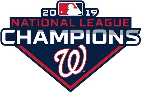 Washington Nationals Champion Logo National League Nl Chris