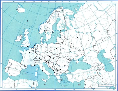 Slepa Mapa Evropy