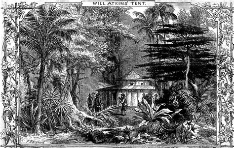 Will Atkins Tent For Daniel Defoes Adventures Of Robinson Crusoe 1863 64