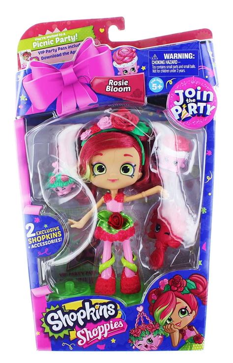 Shopkins Shoppies Party Themed Dolls Rosie Bloom