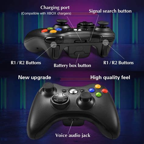 Wireless Controller Compatible With Xbox 360 Ontroller Gamepad