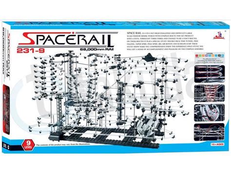 Spacerail 231 9 Level 9 Steel Marble Roller Coaster Spacewarp Toys