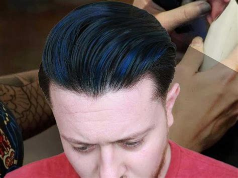 Blue Black Hair A Classic But Elegant Hair Color For Guys