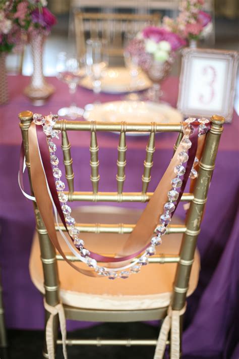 Ribbon Chair Decor Elizabeth Anne Designs The Wedding Blog