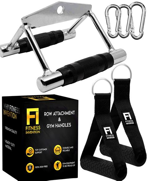 Buy Fitness Invention V Bar Cable Attachment In Cable Attachments For Gym Double D Handle