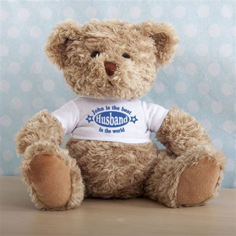 Best Husband Personalised Teddy Bear The Personalised T Shop