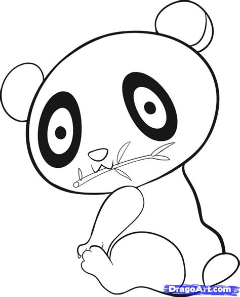 How To Draw An Easy Panda Step By Step Rainforest