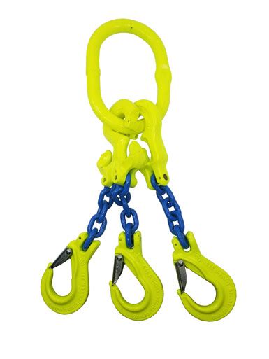 12 Grade 100 3 Leg Chain Sling Olsen Chain And Cable