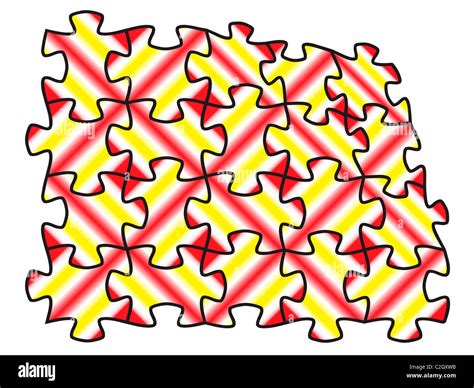 Puzzle Colored Parts Backgrounds Stock Photo Alamy