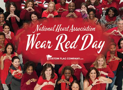 Wear Red Today To Support A Heart Healthy Life Custom Flag Company