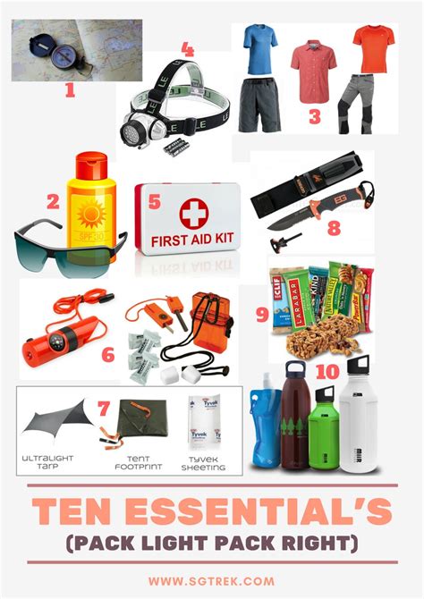 The Ten Hiking Essentials For Beginners Sgtrek