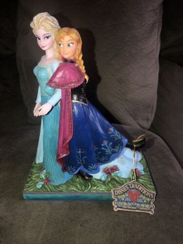 Disney Traditions Jim Shore Enesco Frozen Anna Elsa Sisters Forever Ebay