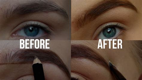 Natural Eyebrow Tutorial Only Pencil Youtube