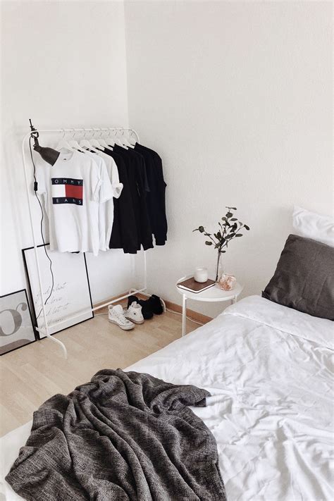 Minimalist Scandinavian Small Bedroom / IKEA | Minimalist apartment interior, Minimalist room ...
