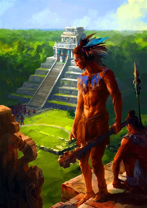 Aztec Warrior Native Art Native American Art American History