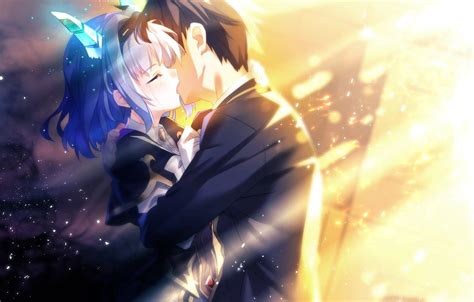 Anime Kiss Wallpapers Wallpaper Cave