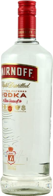 Smirnoff Red Label No 21 Triple Distilled Wodka 1 Li