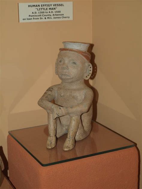 Little Man Mississippian Culture Human Effigy Ceramic Vessel