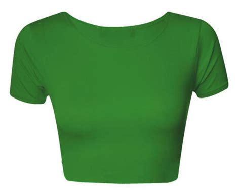 New Womens Ladies Plain Crop Top T Shirt Cap Sleeve Round Neck Mini
