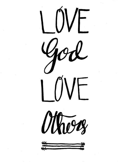 Love God Love Others Printable Bible Verse Printable Etsy