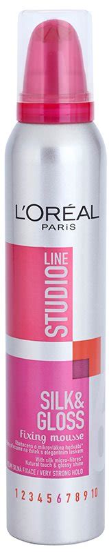 LOréal Paris Studio Line Silk Gloss Fixing Schaumfestiger starke