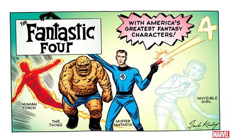 Marvel Announces Jack Kirby Fantastic Four 1 Variant Cover What The