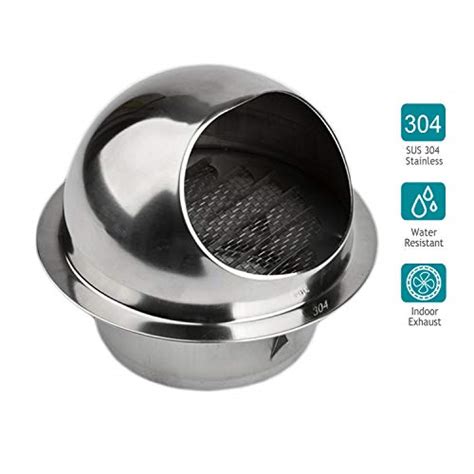 Hg Power 304 Stainless Steel Air Vent Round Grille Ventilation Cover