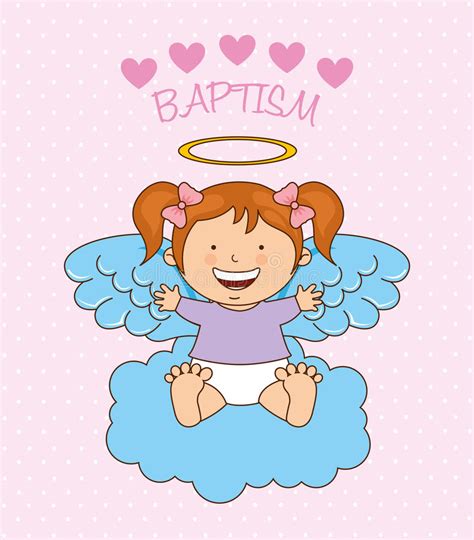 Baptism Angel Design Stock Vector Image Of Christmas