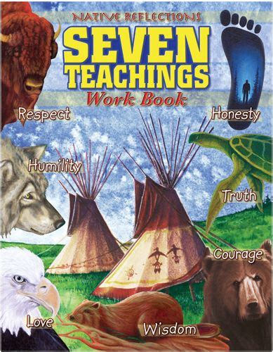 Seven Teachings Workbook Work Books Native Reflections Books