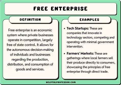 15 Free Enterprise Examples 2024