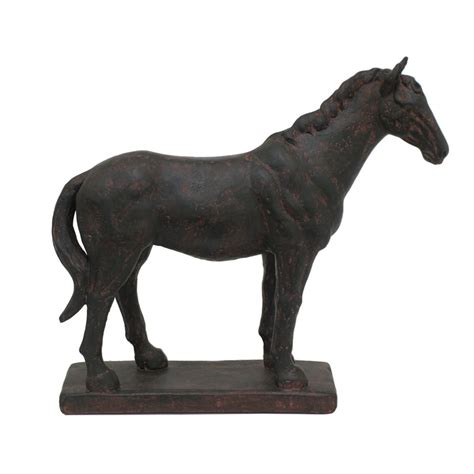 Stunningly Designed Black Horse Figurine
