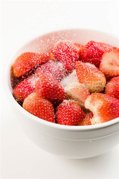 Macerated Strawberries Easy Sugared Strawberries Recipe