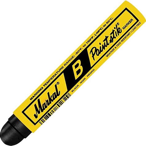 Markal Paintstik® B Solid Paint Crayon Black 12box 80223 At Staples