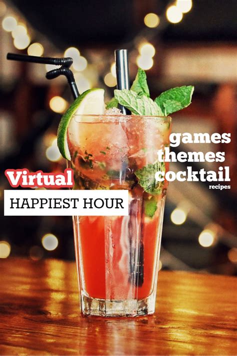 Here are a few ideas you could apply on your next happy. Virtual Happy Hour: Games, Cocktails, and Platforms - girl ...