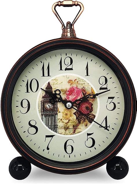 Konigswerk Old Fashioned Desk Alarm Clock With Lamp Night