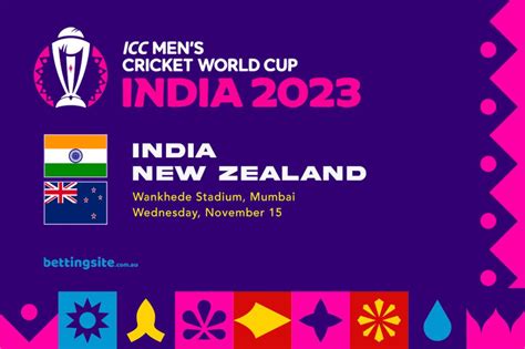 india v new zealand betting tips and odds cricket world cup 2023