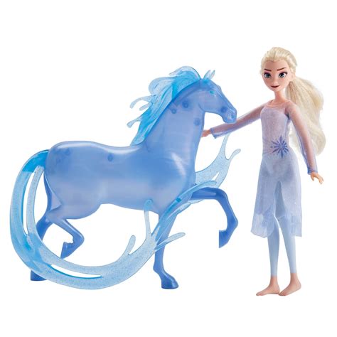 Disney Frozen 2 Elsa Fashion Doll And Nokk Figure Playset Includes