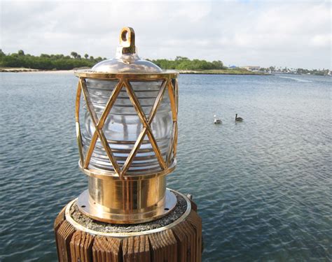 European Nautical Bronze Piling Dock Light Nautical Lights