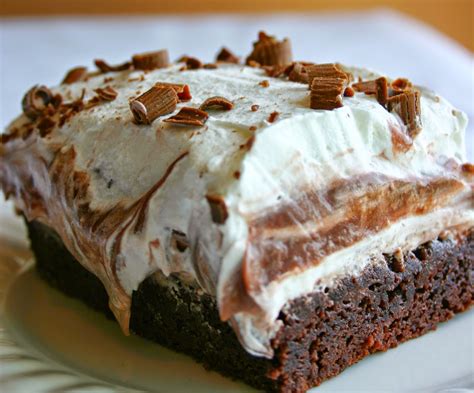 Brownie Refrigerator Cake Foodgazm