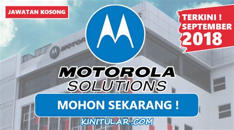 Nothing can stand in the way of your response to an we are the authorized dealer and genuine outlet for motorola solutions malaysia.we are sole. Jawatan Kosong Motorola Solutions Malaysia September 2018 ...