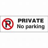 Pictures of Private Parking Signs For Sale