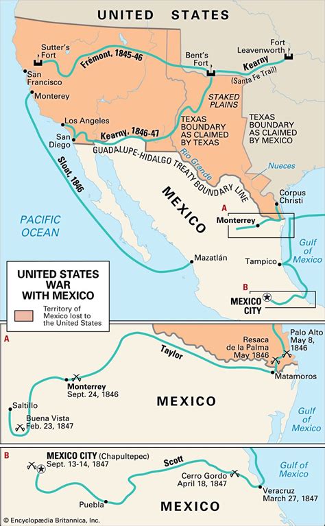 Mexican American War Key Facts Britannica