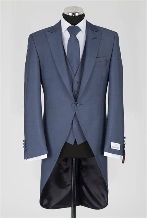 Avant Garde Premium Airforce Blue Morning Suit Hire5 Menswear