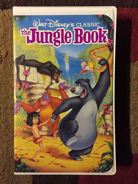 The Jungle Book Vhs Tape Walt Disneys Black Diamond Classic My Xxx Hot Girl